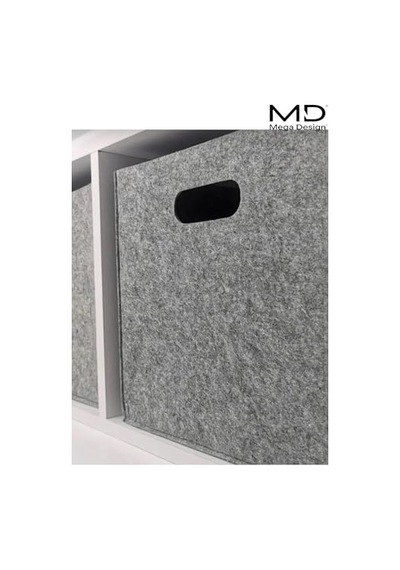 Kalın Keçe Organizer Dolap Içi Düzenleyici 30 X 30 X 30 Cm Kutu