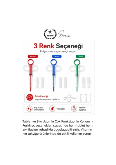 Evcilhayvan Petshop Kedi Köpek Tablet Şırınga Hap Yutturma Aparatı Evcil Hayvan İlaç Verme Enjektör