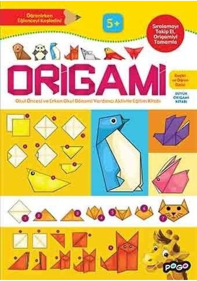 Keşfet Ve Öğren Dizisi - Origami 5 + Yaş - Ccgx-894239