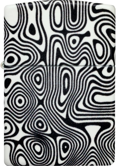 Zippo Glow In The Dark Matte Swirl Dizayn Çakmak