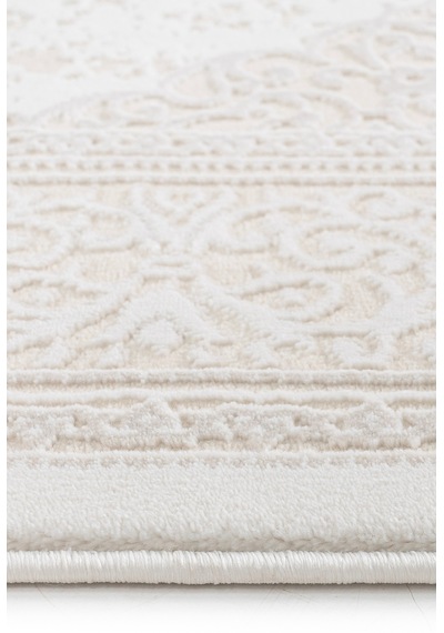 Badelya Home Krem Ekru 7101 Modern Doğal Taban Saçaklı Salon Koridor Mutfak Çocuk Oturma Odası Halı Yolluk 7101krem-ekru