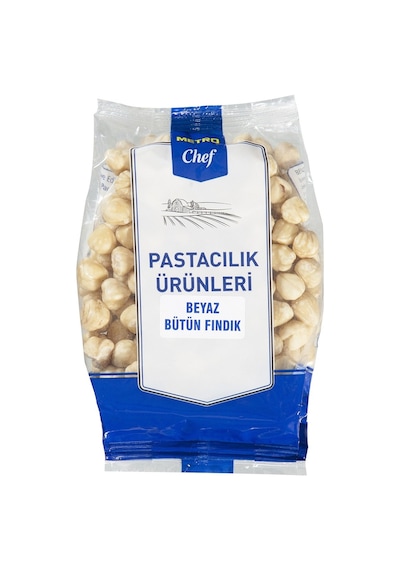 Metro Chef Beyaz Fındık 250 G 13-15 Mm Kavrulmuş Giresun Fındığı 4'li Avantaj Paketi - 4 Adet Tarı