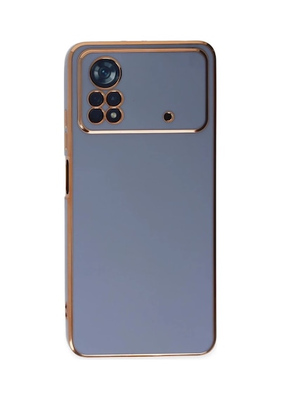 Xiaomi Poco X4 Pro 5g Uyumlu Kılıf Volet Silikon - Mavi