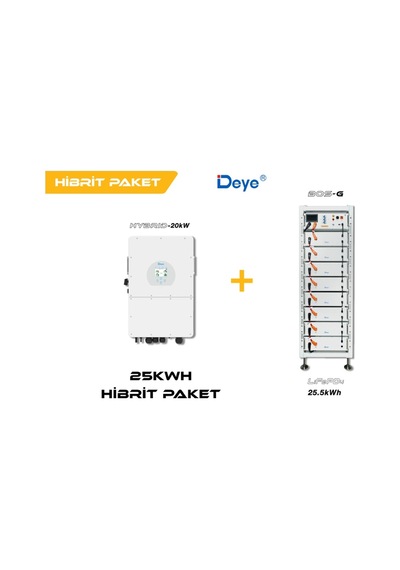 Deye 25 Kwh Hibrit Paketi High Voltage