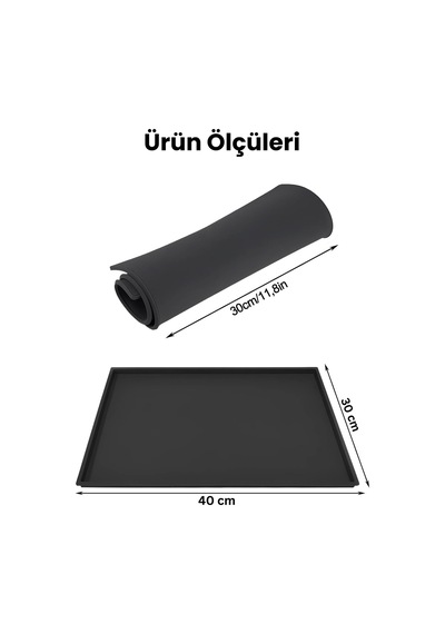 Kaymaz Tabanlı Çok Amaçlı Su Emici Sihirli Tezgah Üstü Bulaşık Yıkama Kurulama Kurutma Matı Belirtil Diğer