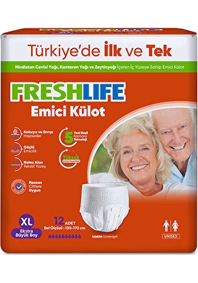 3 Adet Freshlife Hasta Bezi Emici Külot X Large 12 Li Diğer