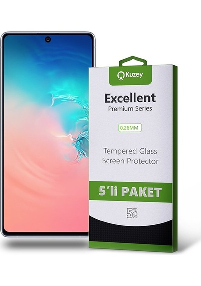 Samsung Uyumlu Galaxy A91 Ekran Koruyucu Cam 5 Adet Ekonomik Paket (541371421) 20 Tl Fark Ile Apple  iPhone Hızlı Şarj Kablosu