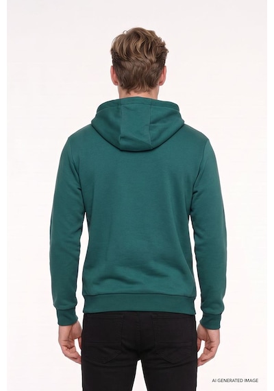 AC&Co / Altınyıldız Classics Erkek Koyu Yeşil Standart Fit Normal Kesim Kapüşonlu Kanguru Cepli Pamuklu Sweatshirt Koyu Yeşil AC&Co / Altınyıldız Classics Erkek Koyu Yeşil Standart Fit Normal Kesim Kapüşonlu Kanguru Cepli Pamuklu Sweatshirt Koyu Yeşil
