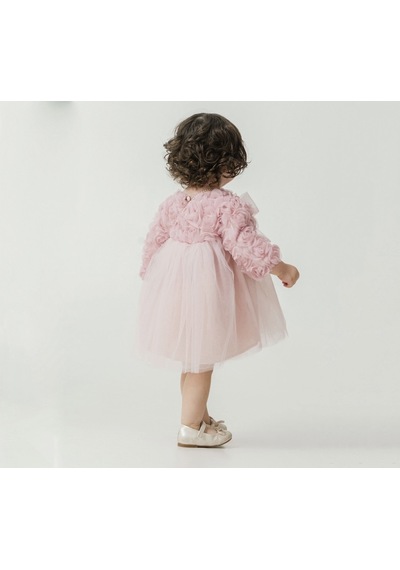 Cocosiss Rose Çantalı Dress Bordo