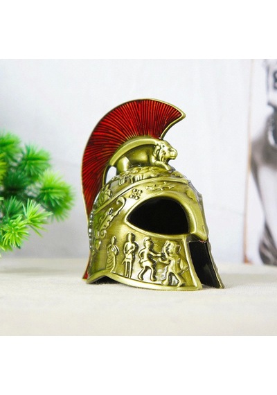 Metal Dekoratif Şövalye Miğferi