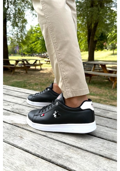 Erkek Sneakers Günlük Spor Ayakkabı Siyah - Beyaz-sıyah-beyaz Beyaz - Siyah