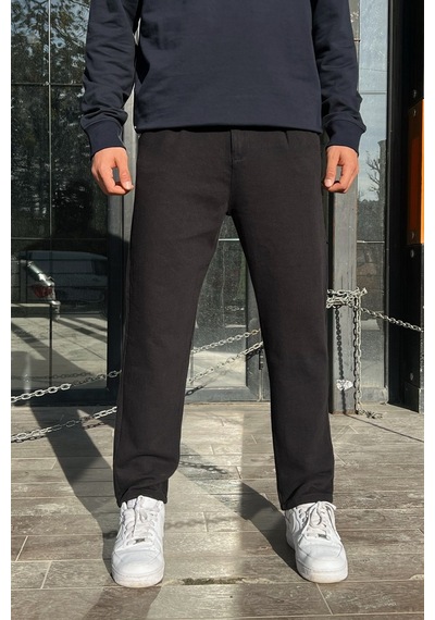 Basic Siyah Premium Kumaş Pantolon-siyah Siyah