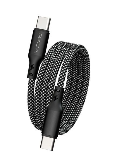 Raca Rc20c 60 Watt Type-c To Type-c Manyetik Şarj Kablosu 1 Metre - Siyah