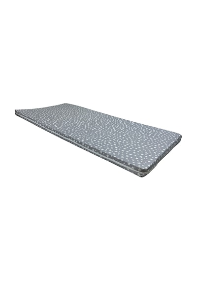 Sünger Yatak 70x180x6 Cm, Yer Yatağı, Balkon Yer Minderi,şantiye,karavan,deprem Yatağı-gri Yıldız
