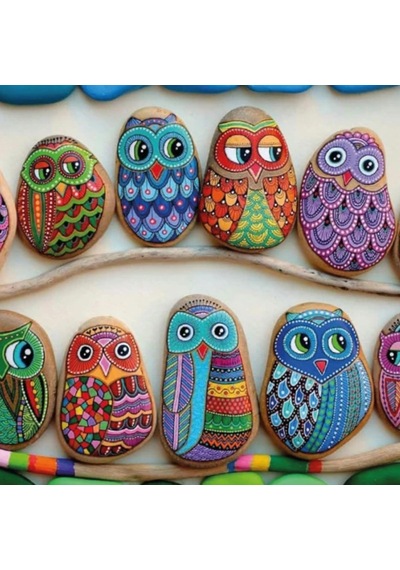 5307 Taş Boyama - Stone Painting / +6 Yaş
