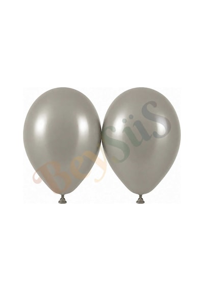 Taş Renk Lateks Retro Balon 50 Cm - 2 Adet Taş rengi