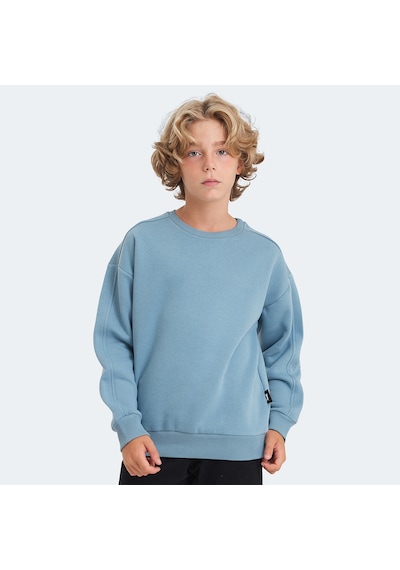 Slazenger LOGAN Çocuk  Mavi Sweatshirt