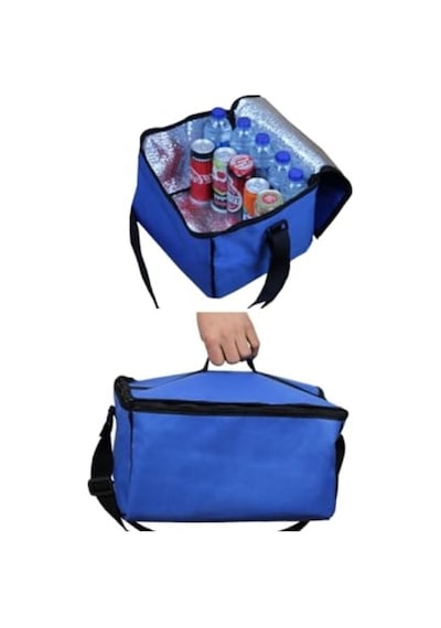 21 Litre Termal Piknik Çantası - Soğuk Tutan Açık Bej