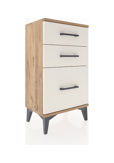 Arges Komodin 3 Çekmeceli 44x30x80 Çam-aytaşı Atlas Çam