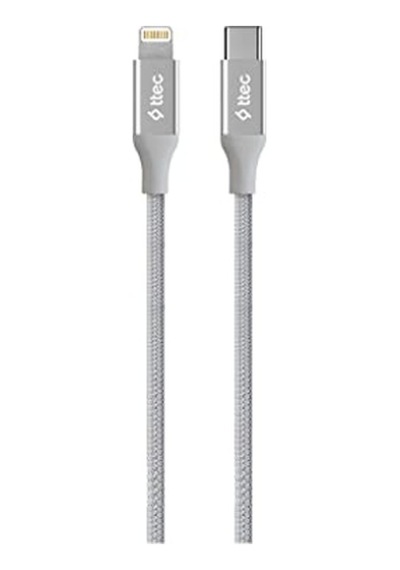 Alumicable Type-c Lightning Hızlı Şarj Kablosu 150cm 2dk41-8 Farklı Renk Gri Diğer