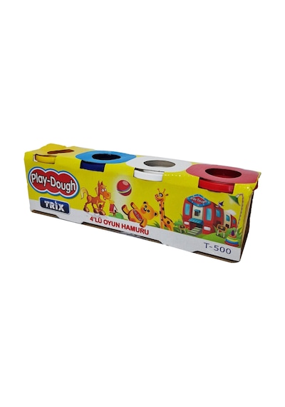 Büyük 4 Parça Oyun Hamuru Çok  Renkli