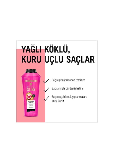 Gliss Supreme Length Koruyucu Şampuan 400 ML