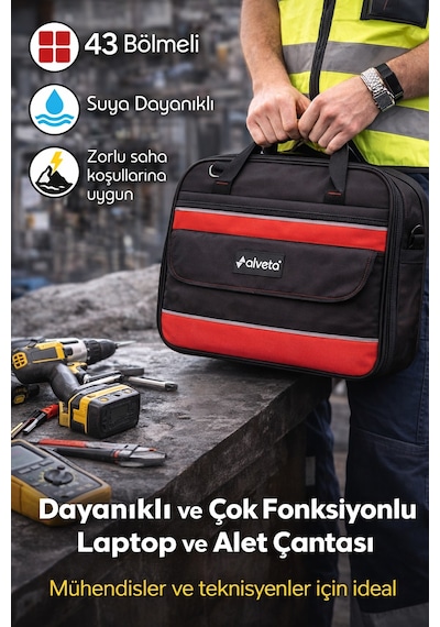 Alveta Profesyonel Laptop Saha Çantası 8684251117 1 Adet