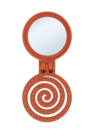Proco Beauty Makaron Saç Fırçası-üç Boyutlu 3d Esnek Aynalı Çanta Boy Saç Fırçası-compact Detangler 88895542