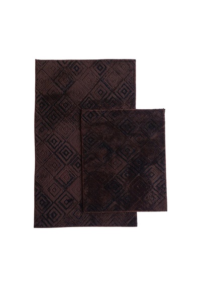 Welsoft Vintage Bambo Klozet Takimi 2 Pcs Kahve
