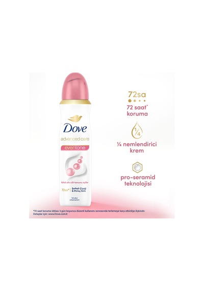 Dove Deo Advanced Care Even Tone Sprey 150 Ml