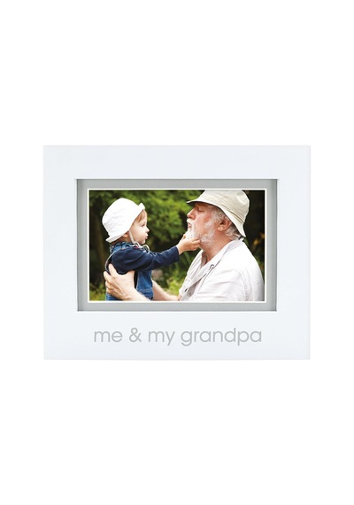 Lexroo Me And My Grandpa Sentiment Bebek Resim Çerçevesi, Bebek Hatırası Fotoğraf Çerçevesi