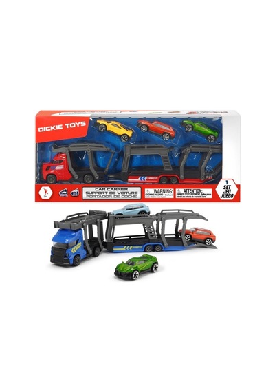 Dickie 2 Katlı Araba Taşıyıcı Tır - Kırmızı 745008