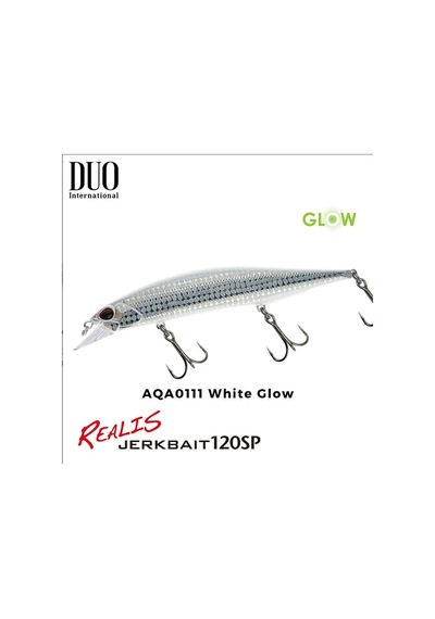 Duo Realis Jerkbait 120SP AQA0111 White Glow