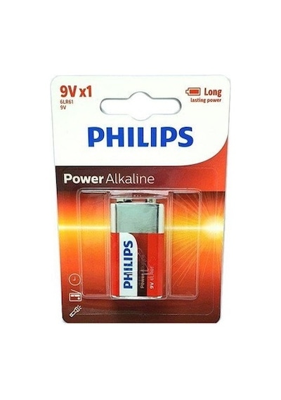 Philips Power Alkalin 9volt Pil 6lr61