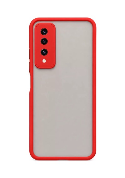 Newface Huawei Y9 Prime 2019 Kılıf Montreal Silikon Kapak - Kırmızı Diğer