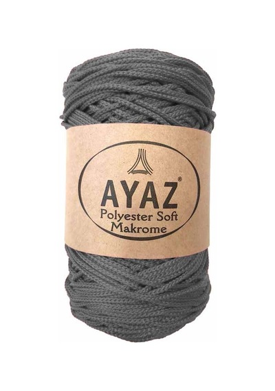 Ayaz Polyester Soft Makrome Ipi 1193 Antrasit