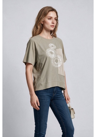 Daido Daıdo Kadın T-shirt 20y331900247 Bej