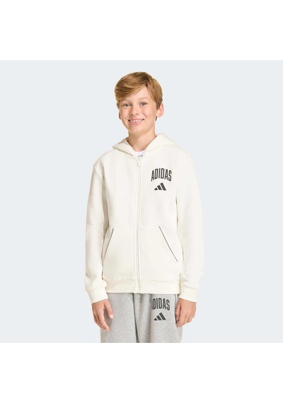 Adidas Seasonals Collegiate Typography Çocuk Beyaz Ceket Kd4395