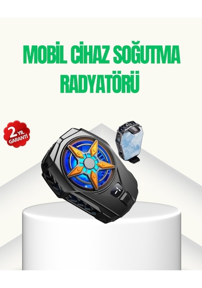 Oyunlar - 197 - İçin Güçlü Telefon Soğutucu Fan - Ece-umay - Dijital Ekranlı