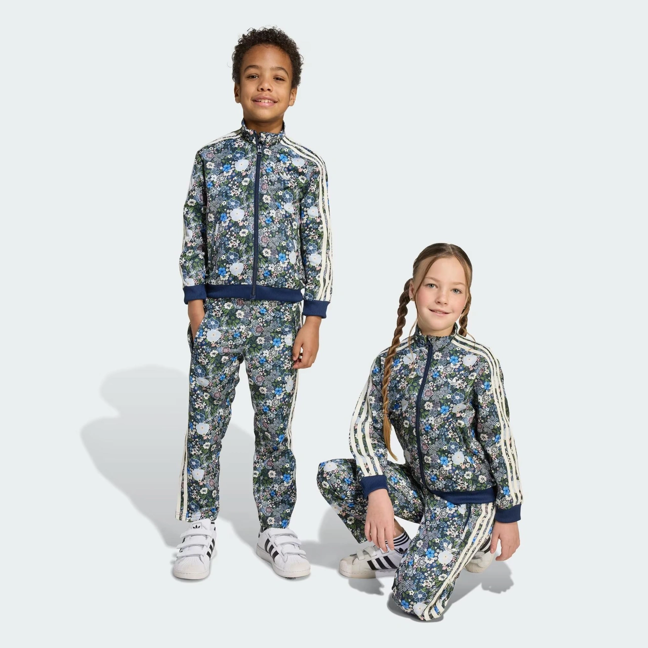 Adidas Originals X Liberty London Firebird Çocuk Eşofman Takımı C-adıjv7724c40a00 Mavi
