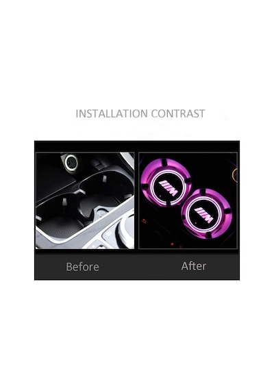 BARDAKLIK AYDINLATMA 2 Lİ LED SET RGB