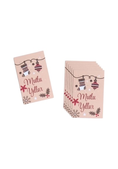 Yılbaşı Kartı Mutlu Yıllar 25'li 6.5x10 Cm