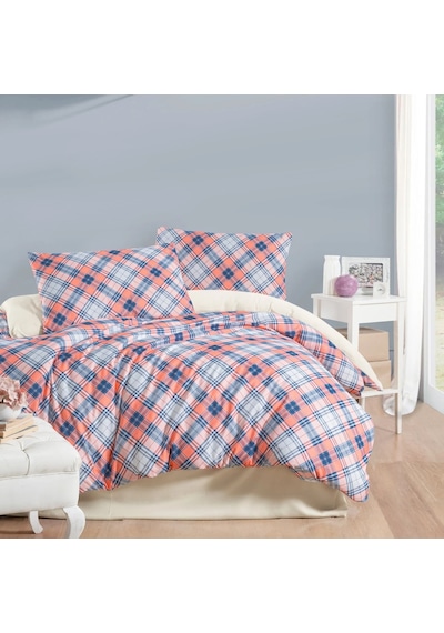 Aryıldız Home Exclusive Saten Nevresim Çift Kişilik Italic Çok Renkli
