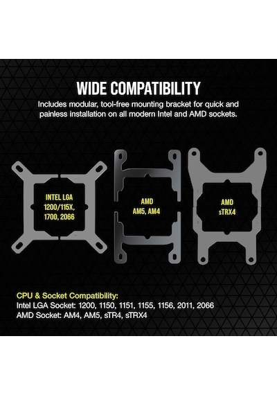 Corsair İcue H100i Elite Capellix Xt Cw-9060072-ww 240 Mm İşlemci Sıvı Soğutucu - Teşhir