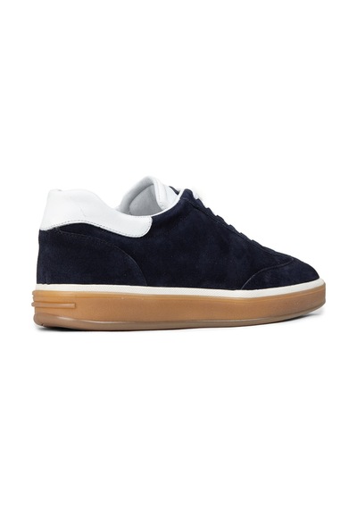 Deery Erkek Lacivert Hakiki Süet Sneaker Ayakkabı - 01997mlcvc03 Lacivert