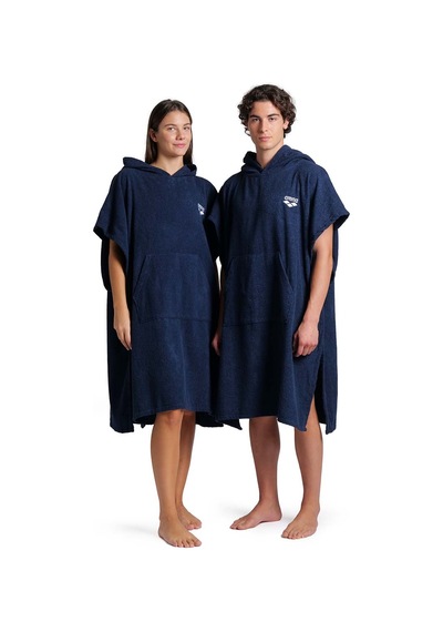 Cotton Poncho Unisex Lacivert Yüzücü Bornoz 009651700 Mavi