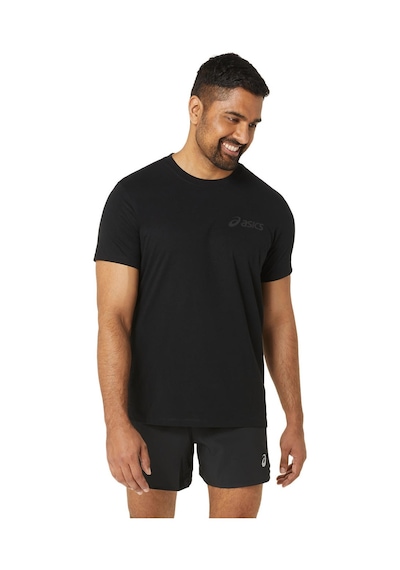 Asics ASICS CHEST LOGO SS TEE Siyah Erkek Kısa Kollu Tshirt 2031E659-001