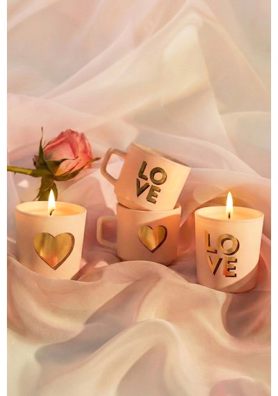 Rakle Golden Love 4'lü Hediye Seti 180 Cc Çok Renkli