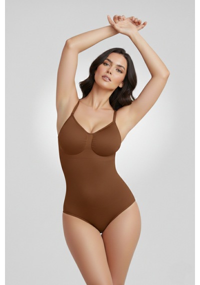 Mistirik Mimola Model 3 Bölge Etkili Örmekumaş Yapılı String Body Kahve Renk042