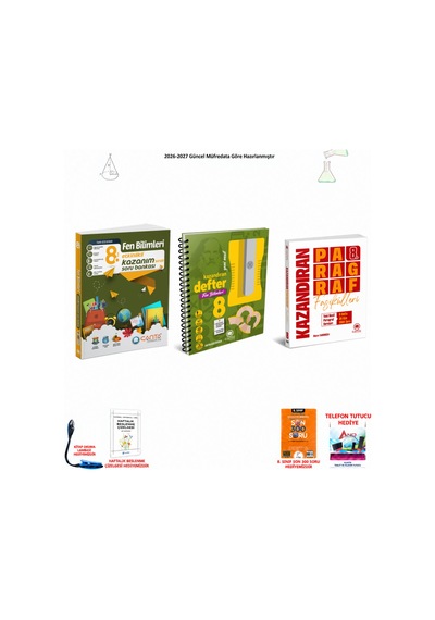 Çanta 8. Sınıf Lgs Fen Bilimleri Ve Paragraf 3 Kitap Seti